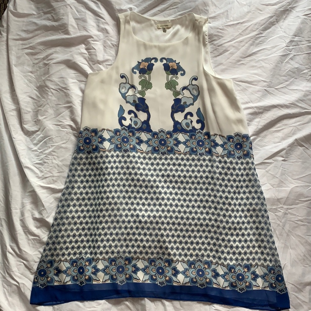 Printed lined dress